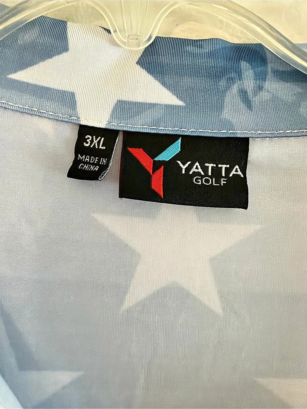 YATTA GOLF The Patriot Golf Polo American Flag Polo 3XL - Picture 6 of 6